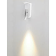 ET2 Lighting Beacon LED 1-Light Wall Sconce, White/Polished Chrome