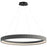 ET2 Lighting Souffle 1 Light 41" Ring Pendant, Gray - E25056-GY