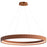 ET2 Lighting Souffle 1 Light 41" Ring Pendant, Terra Cotta - E25056-TRC
