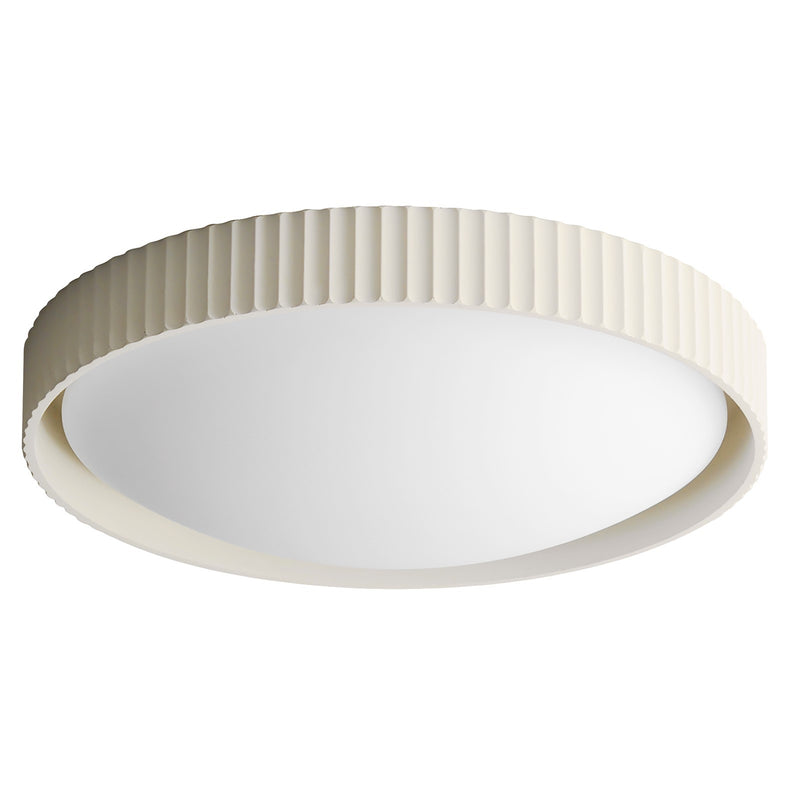 ET2 Lighting Souffle 1 Light Flush Mount, Chaulk White