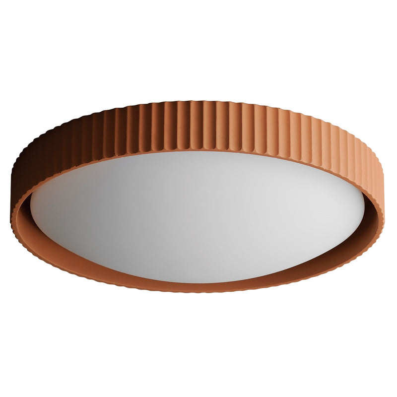 ET2 Lighting Souffle 1 Light Flush Mount, Terra Cotta