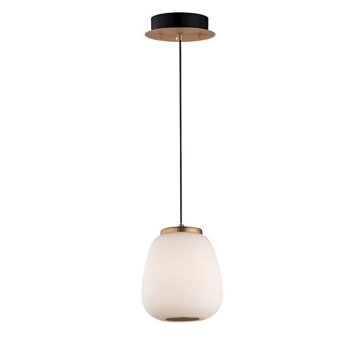 ET2 Lighting Soji LED 2-Light 5W Pendant, Black/Gold