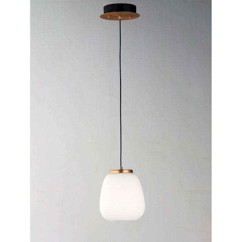 ET2 Lighting Soji LED 2-Light 5W Pendant, Black/Gold
