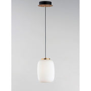 ET2 Lighting Soji LED 2-Light 7" Pendant, Black/Gold