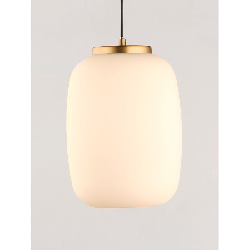 ET2 Lighting Soji LED 2-Light 7" Pendant, Black/Gold