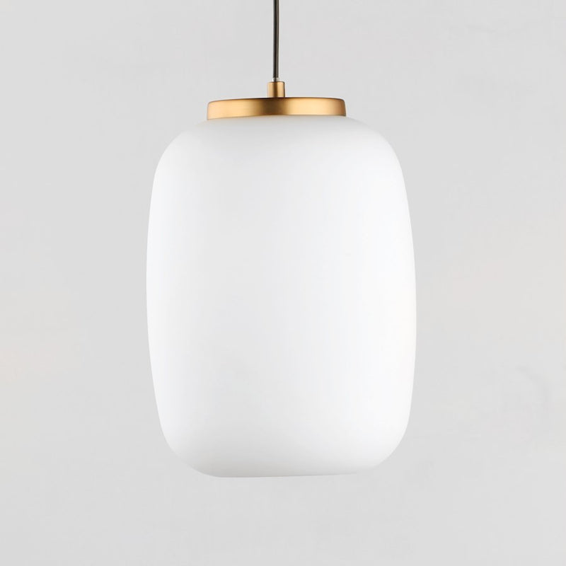 ET2 Lighting Soji LED 2-Light 7" Pendant, Black/Gold