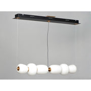 ET2 Lighting Soji LED 2-Light 13W Pendant, Black/Gold