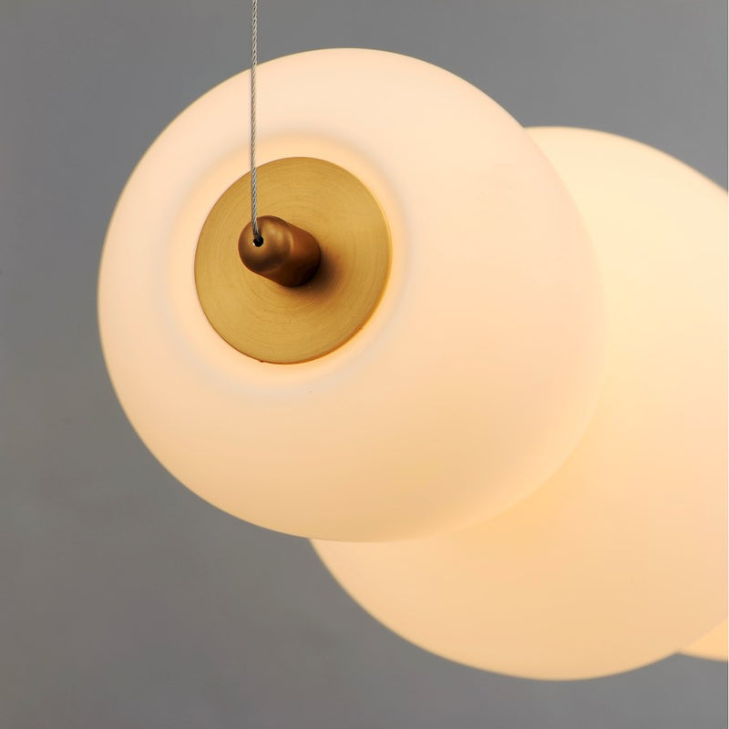 ET2 Lighting Soji LED 2-Light 13W Pendant, Black/Gold