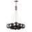 ET2 Lighting Burst 20 Light LED Pendant, Gold/Smoke - E25088-142GLD