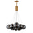 ET2 Lighting Burst 12 Light LED Pendant Gold/Smoke - E25089-142GLD