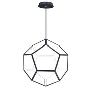 ET2 Lighting Penta LED Medium 1-Light Pendant, Black