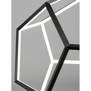ET2 Lighting Penta LED Medium 1-Light Pendant, Black