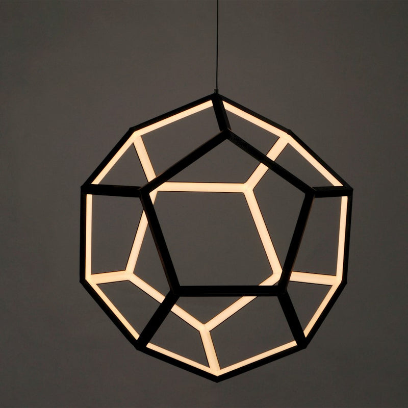 ET2 Lighting Penta LED Medium 1-Light Pendant, Black