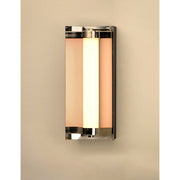 ET2 Lighting Reflect LED 2-Light 12" Bath Vanity in Black/Polished Nickel
