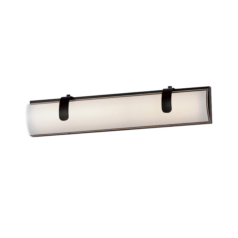 ET2 Lighting Clutch 22" LED 2-Light Bath Vanity, Black