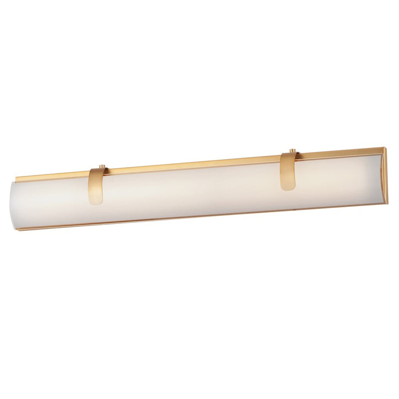 ET2 Lighting Clutch 30" LED 2-Light Bath Vanity, Gold