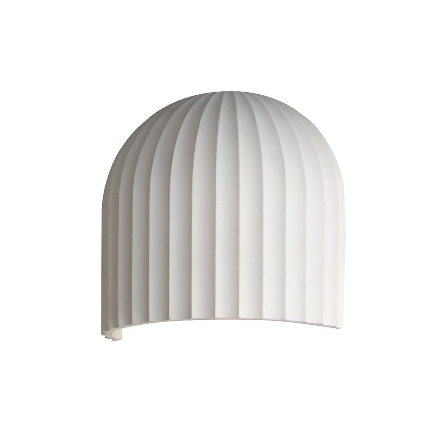 ET2 Lighting Basilica 1 Light LED Wall Sconce, Chaulk White - E25140-CHK