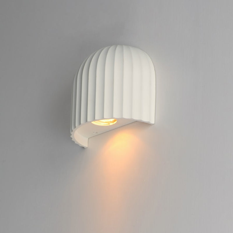 ET2 Lighting Basilica 1 Light LED Wall Sconce, Chaulk White