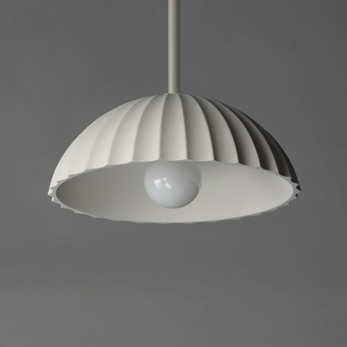 ET2 Lighting Basilica 1 Light LED 14" Pendant, Chaulk White