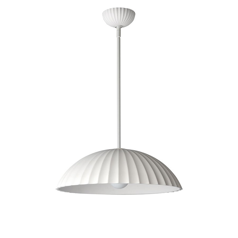 ET2 Lighting Basilica 1 Light LED 20" Pendant, Chaulk White