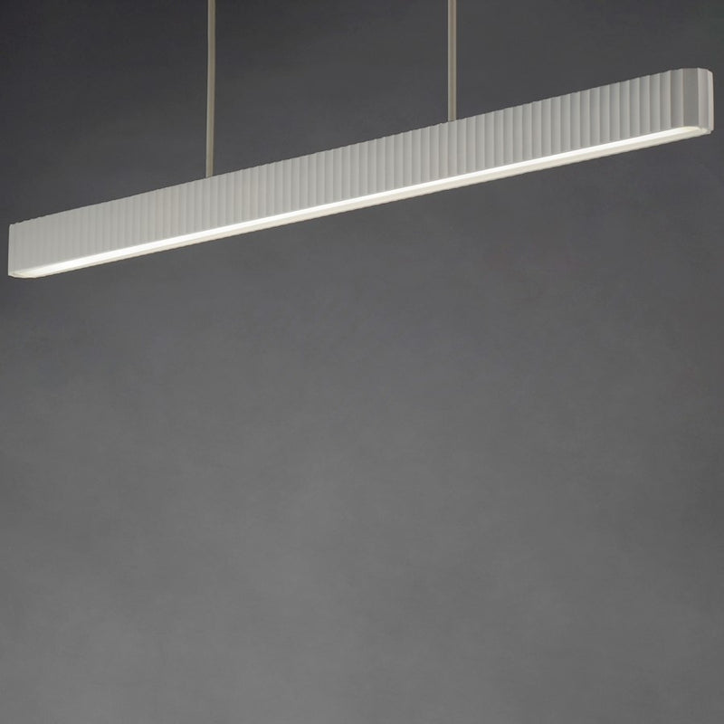 ET2 Lighting Delphi 1 Light 61" LED Pendant, Chaulk White