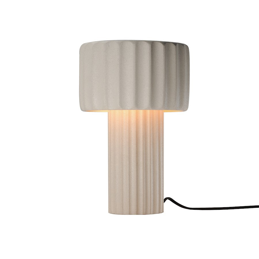 ET2 Lighting Delphi 1 Light Table Lamp, Sandstone - E25179-SSN