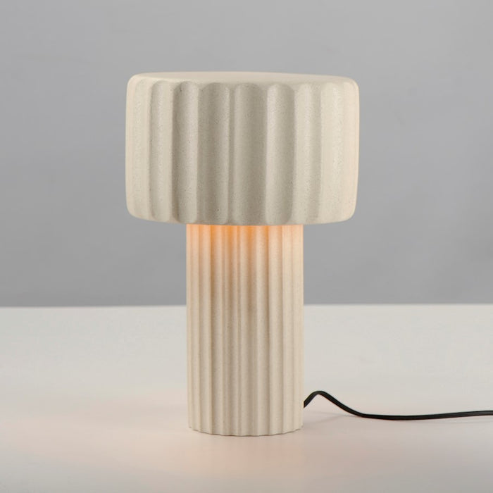 ET2 Lighting Delphi 1 Light Table Lamp, Sandstone