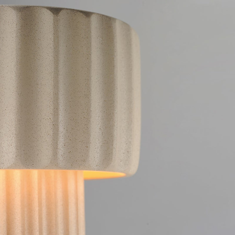 ET2 Lighting Delphi 1 Light Table Lamp, Sandstone