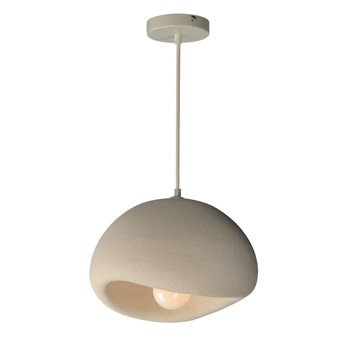 ET2 Lighting Moeraki 1 Light 16" Pendant/LED Bulb, Oyster - E25182-OY