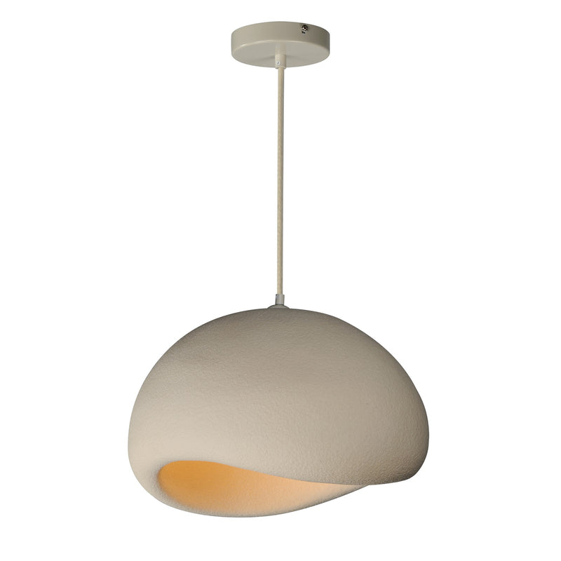 ET2 Lighting Moeraki 1 Light 20" Pendant/LED Bulb, Oyster