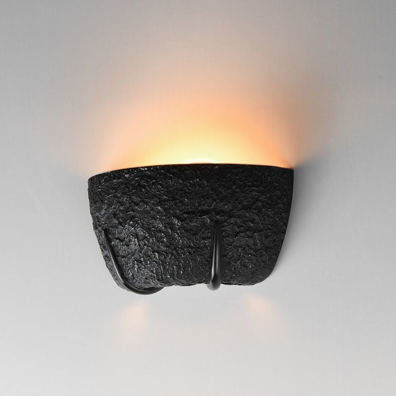 ET2 Lighting Geist 2 Light Wall Sconce, Black