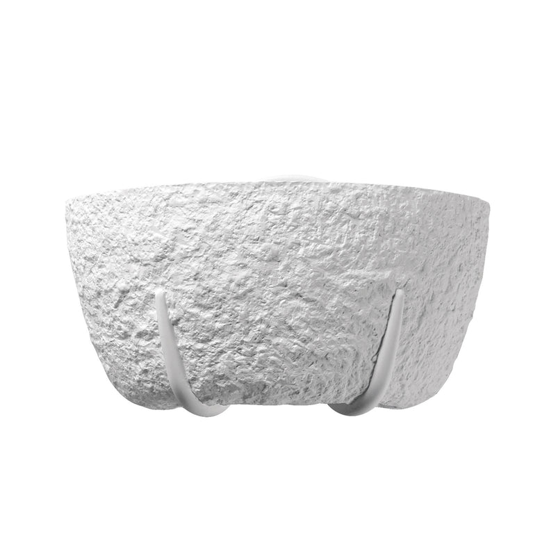 ET2 Lighting Geist 2 Light Wall Sconce, Textured White