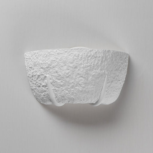 ET2 Lighting Geist 2 Light Wall Sconce, Textured White