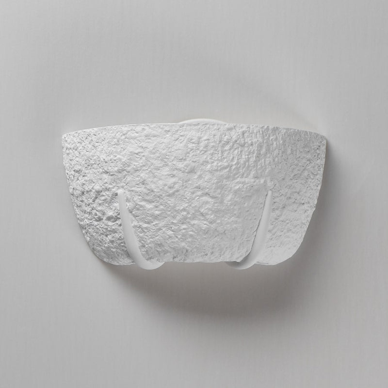 ET2 Lighting Geist 2 Light Wall Sconce, Textured White