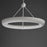 ET2 Lighting Geist 36" LED Pendant, Textured White