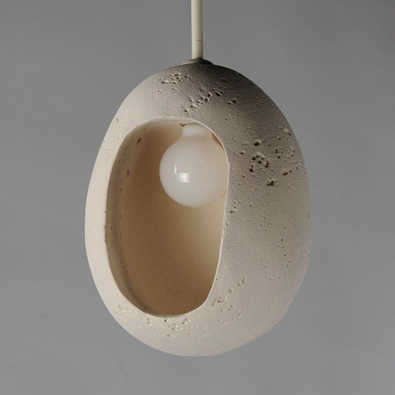 ET2 Lighting Luna Small 1 Light LED Pendant, Chaulk White