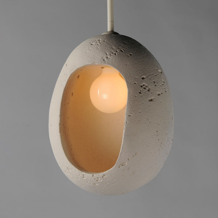 ET2 Lighting Luna Small 1 Light LED Pendant, Chaulk White