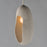 ET2 Lighting Luna Elongated 1 Light LED Pendant, Chaulk White