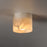 ET2 Lighting Cava 1 Light Semi-Flush Mount, /White Alabaster
