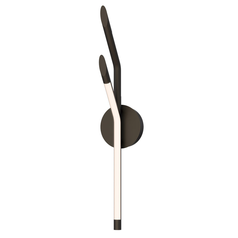 ET2 Lighting Scion 2 Light Wall Sconce, Black
