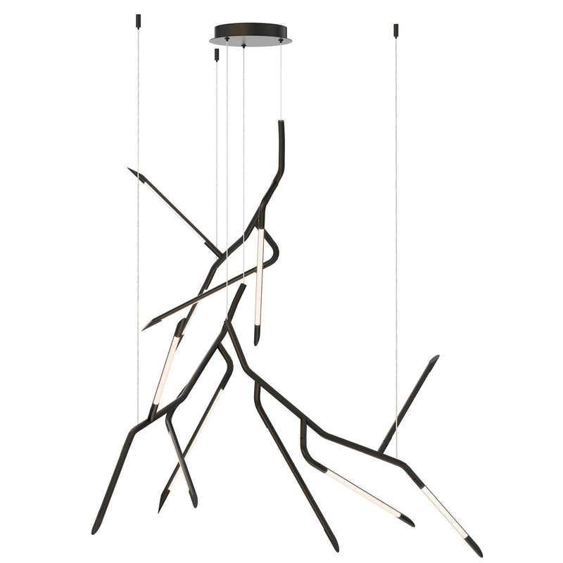 ET2 Lighting Scion 12 Light Multi-Light Pendant, Black