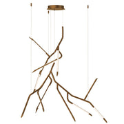 ET2 Lighting Scion 12 Light Single Pendant, Weathered Brass - E25415-WBR