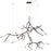 ET2 Lighting Scion 27 Light Multi-Light Pendant, Black - E25418-BK