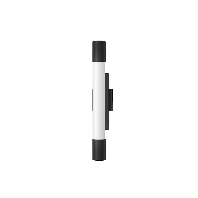 ET2 Lighting Canello 1Lt 24" LED Outdoor Wall Sconce, Black/White