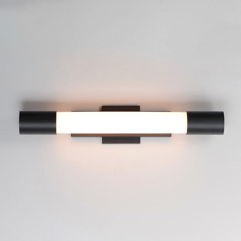 ET2 Lighting Canello 1Lt 24" LED Outdoor Wall Sconce, Black/White