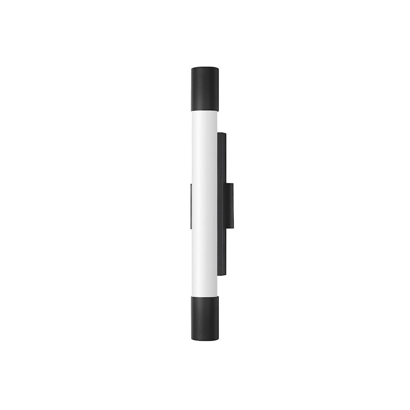 ET2 Lighting Canello 1Lt 30" LED Outdoor Wall Sconce, Black/White
