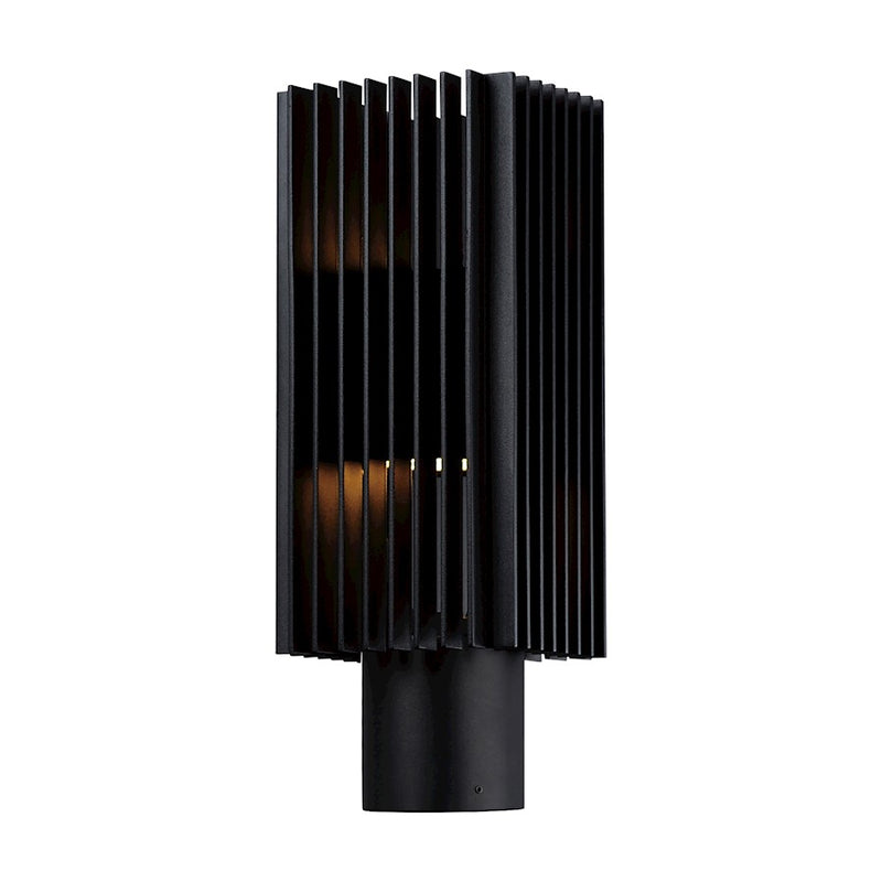 ET2 Lighting Rampart 2 Light LED Outdoor Post Mount, Black