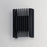 ET2 Lighting Rampart 2 Light LED Outdoor Wall Sconce, Black