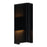 ET2 Lighting Rampart 2 Light LED Outdoor Wall Sconce, Black