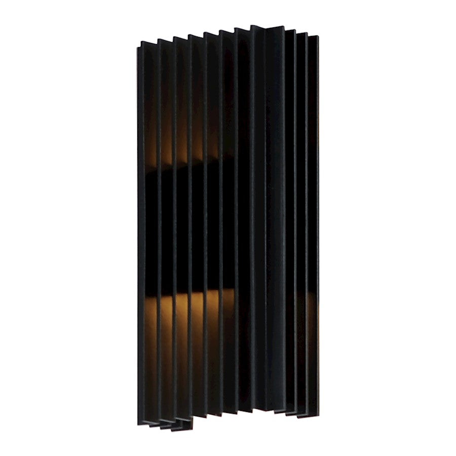 ET2 Lighting Rampart 2 Light LED Outdoor Wall Sconce, Black